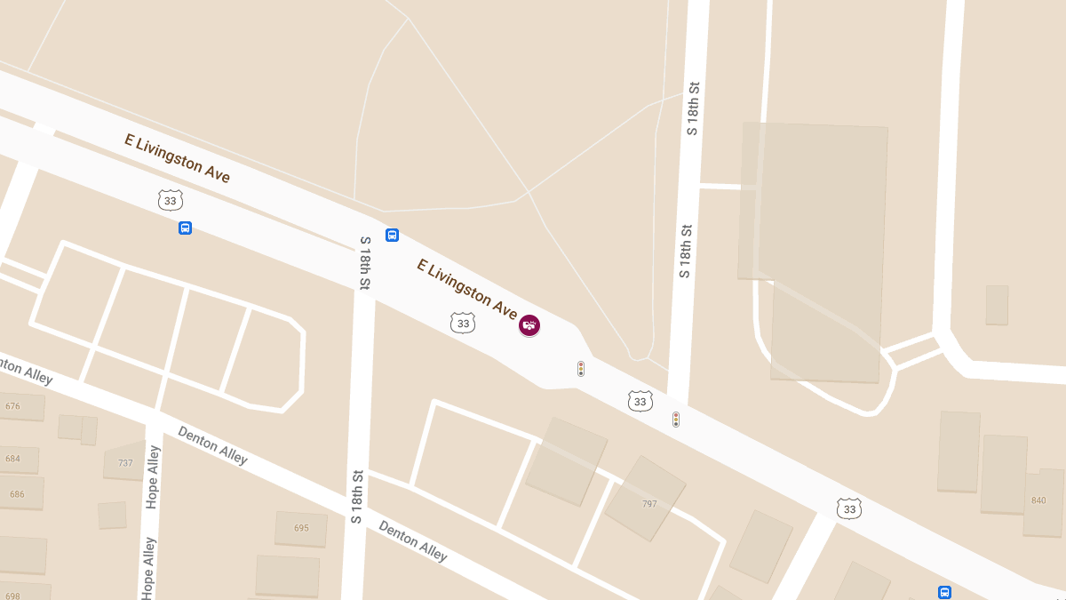 Injury Crash Reported on 611 E Livingston Ave