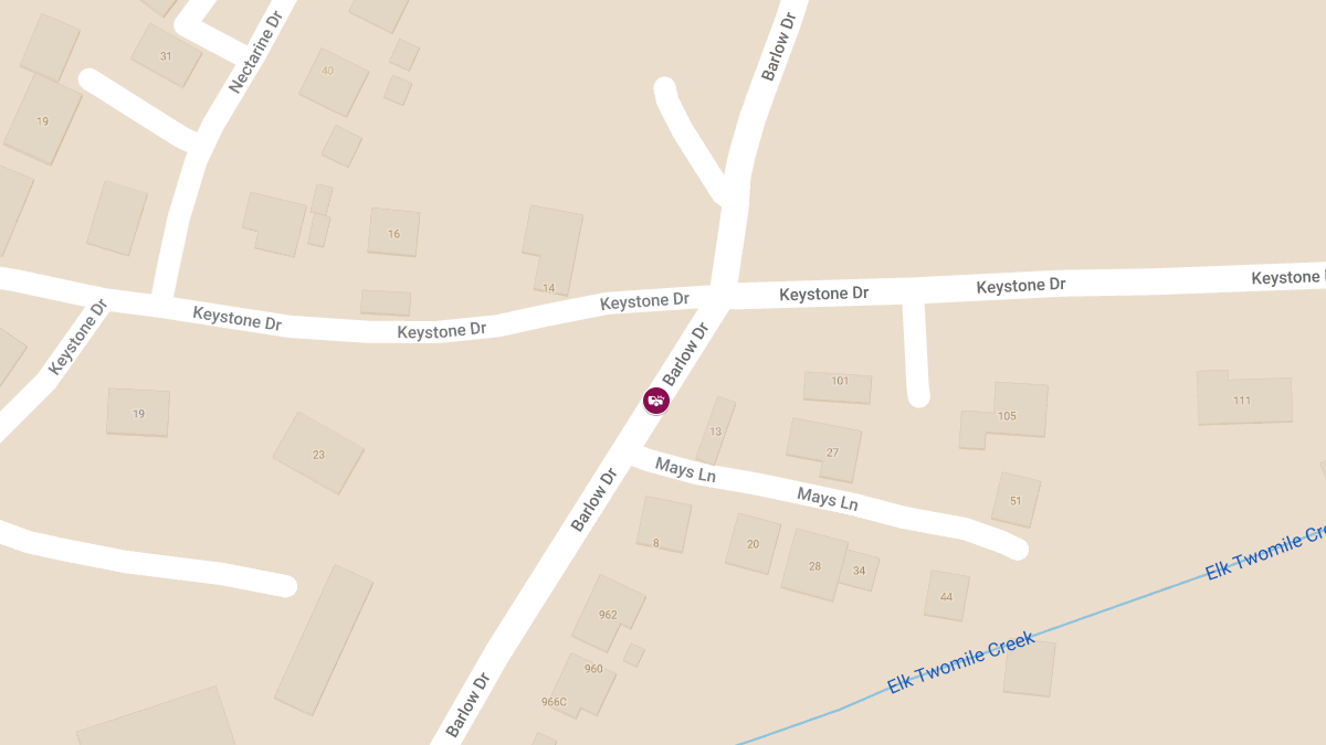 Injury Crash Reported on Barlow Dr
