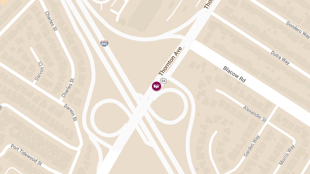 Injury Crash Reported on CA-84 East Near Thornton Ave