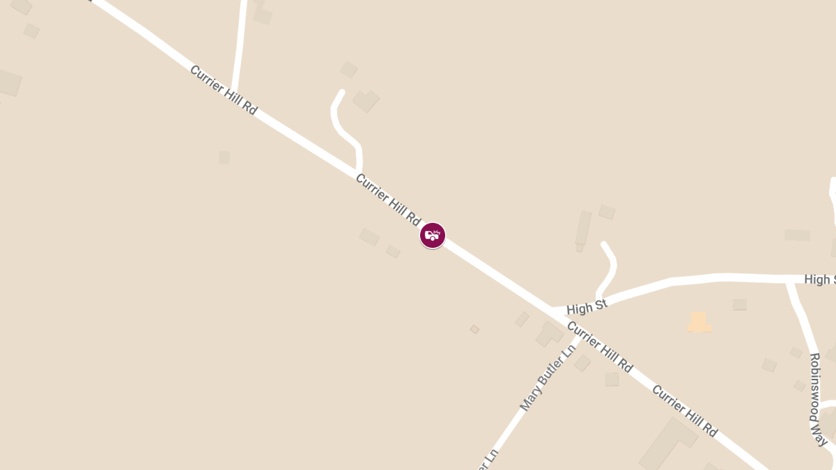 Injury Crash Reported on Currier Hill Rd