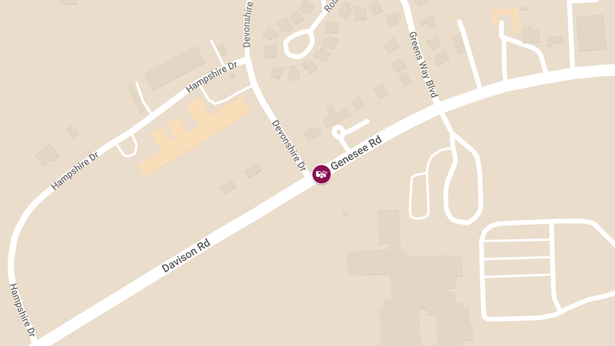 Injury Crash Reported on Davison Rd