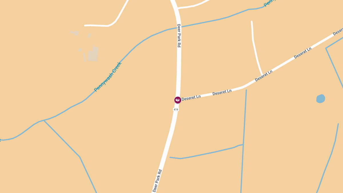 Injury Crash Reported on Deer Park Rd at Deseret Ln