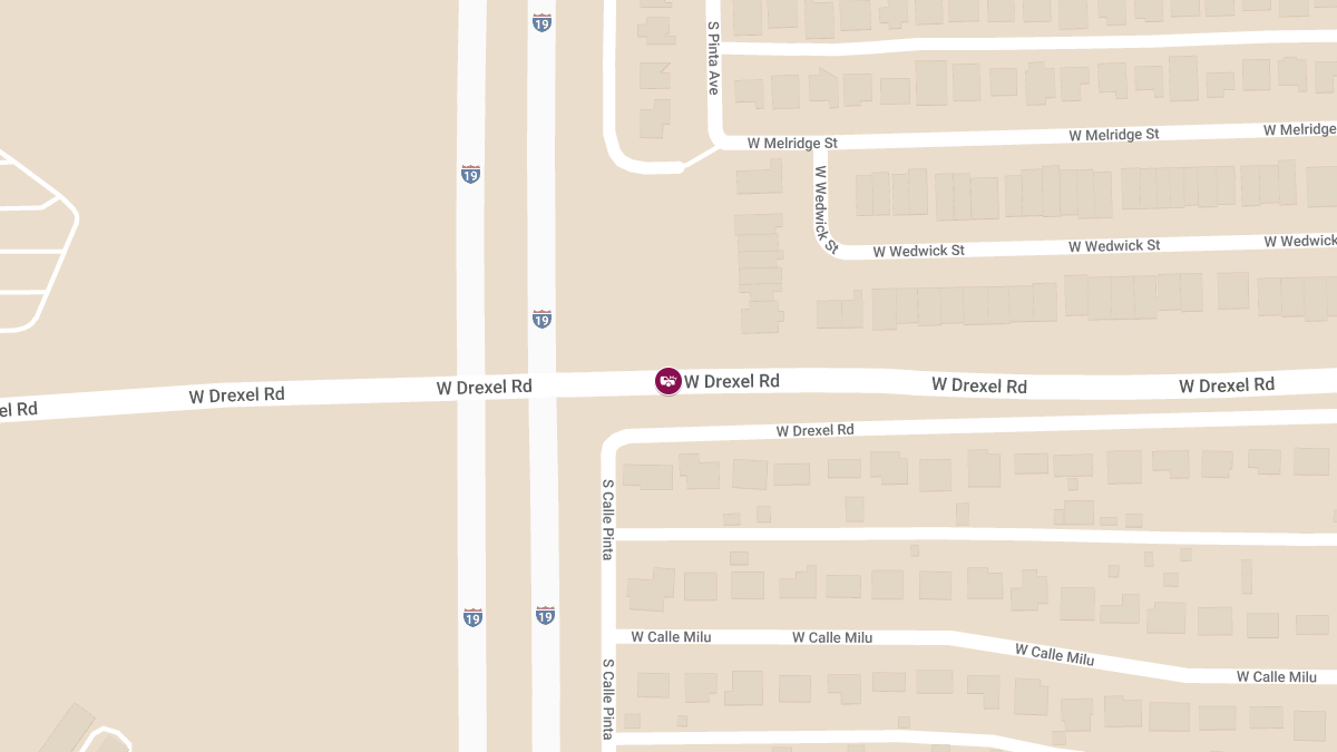 Injury Crash Reported on Drexel Rd East of I-19