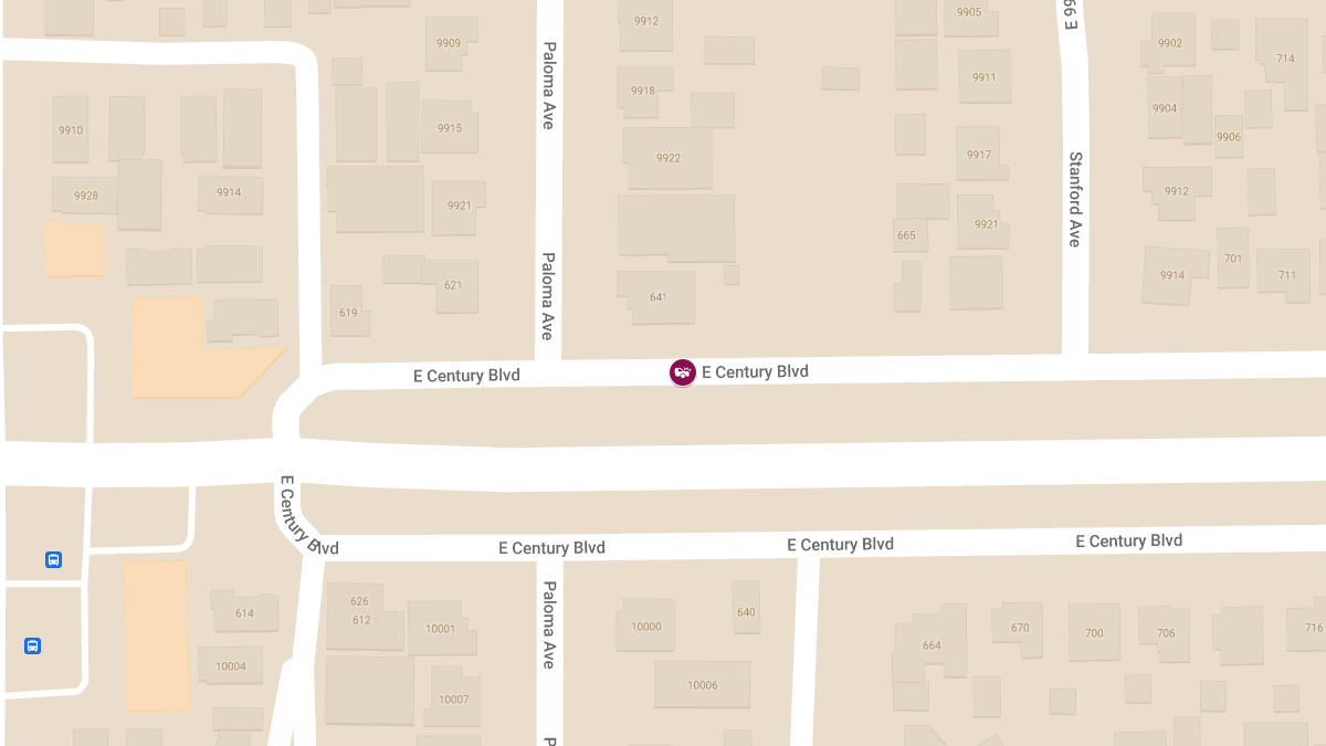 Injury Crash Reported on E Century Blvd