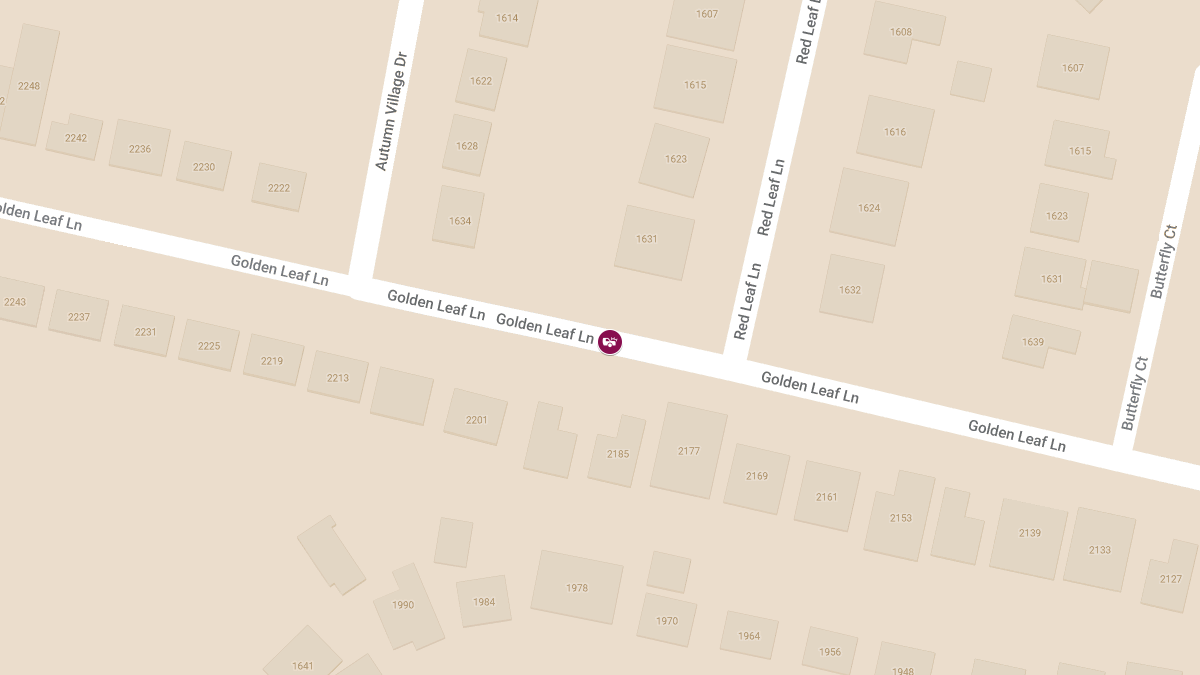Injury Crash Reported on Golden Leaf Ln