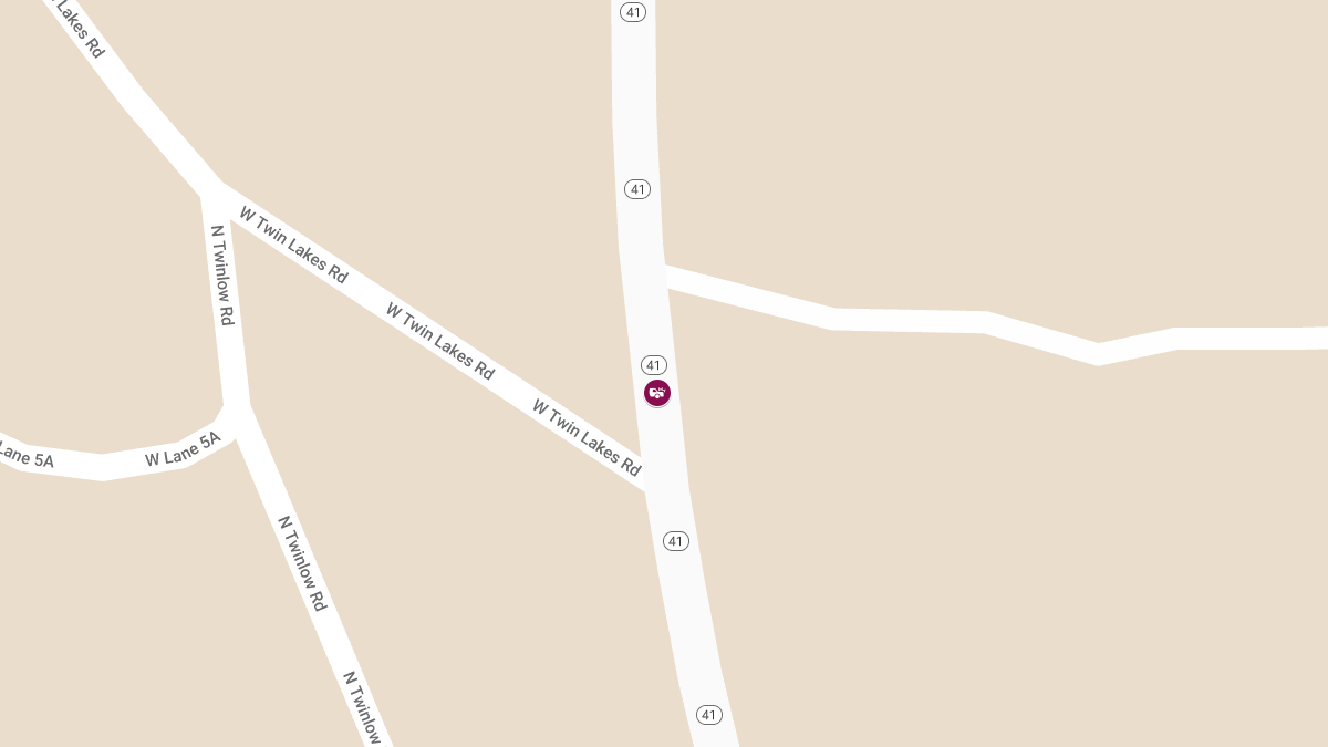 Injury Crash Reported on Hwy 41 Near Twin Lakes