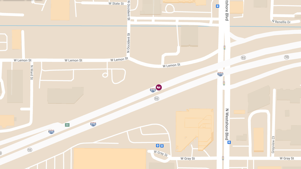 Injury Crash Reported on I-275 NB Near MM6