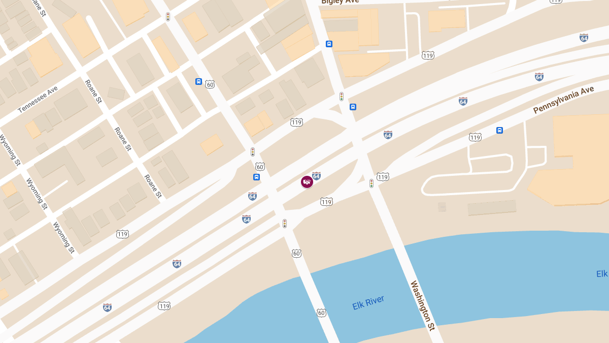 Injury Crash Reported on I-64 West Near Washington St Exit