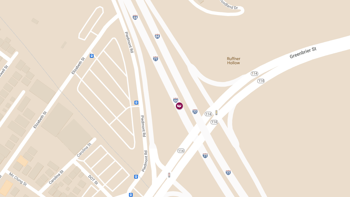 Injury Crash Reported on I-64 West