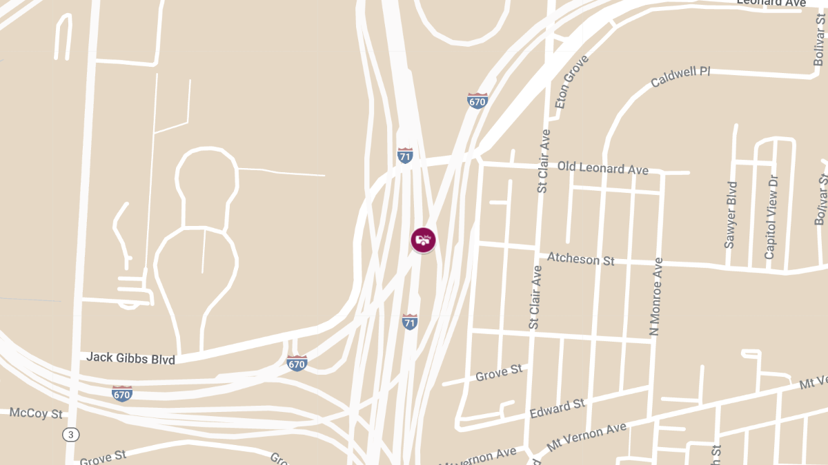 Injury Crash Reported on I-71 S at I-670 E
