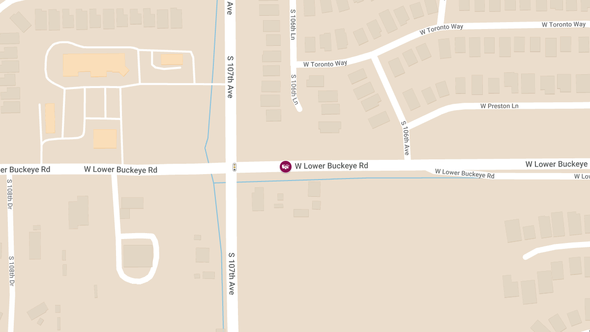 Injury Crash Reported on Lower Buckeye Rd West of 107th Ave
