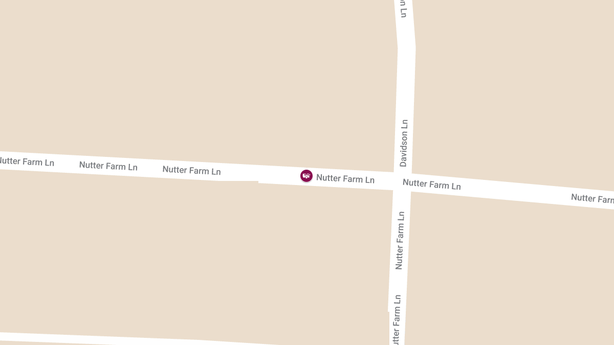 Injury Crash Reported on Nutter Farms Ln