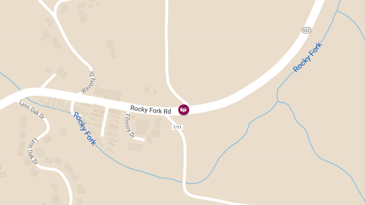 Injury Crash Reported on Rocky Fork Rd