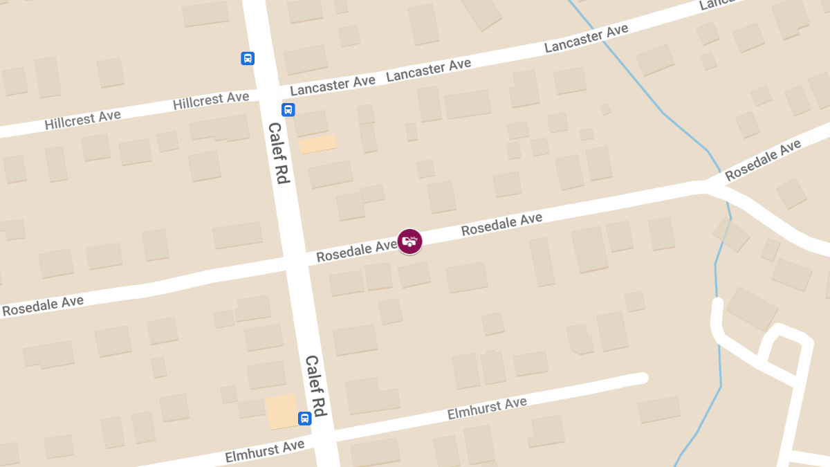 Injury Crash Reported on Rosedale Ave