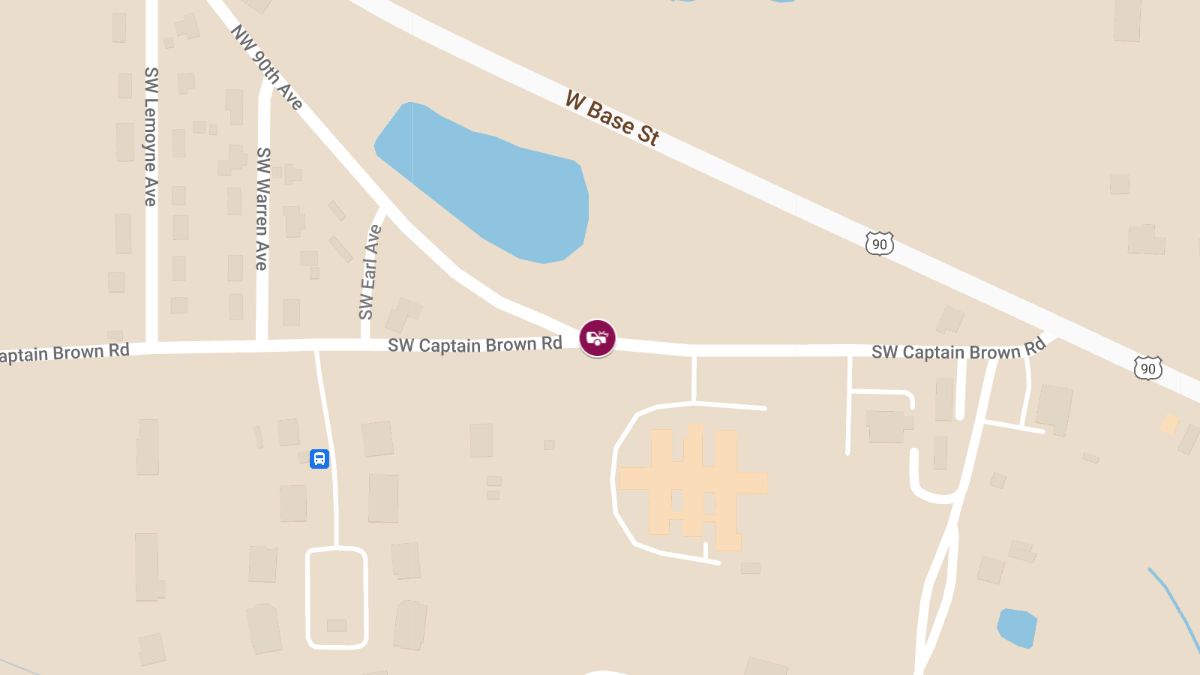 Injury Crash Reported on SW Captain Brown Rd