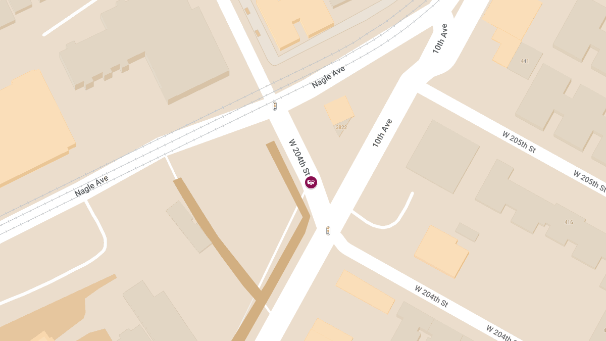 Injury Crash Reported on W 204th St