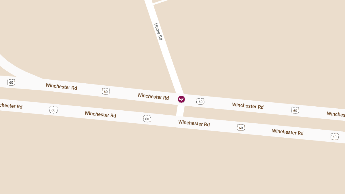 Injury Crash Shuts Down Inbound Winchester Rd at Hume Rd