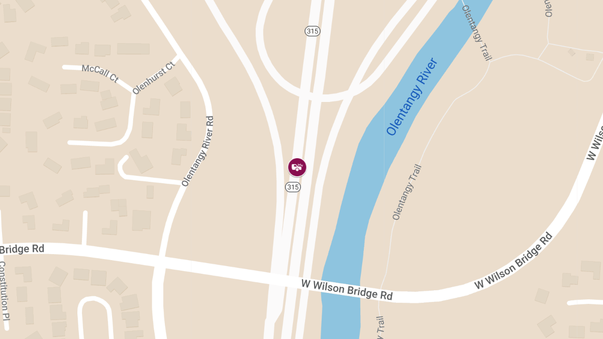 Injury Crash With Overturned Vehicle on SR-315 N After I-670 E