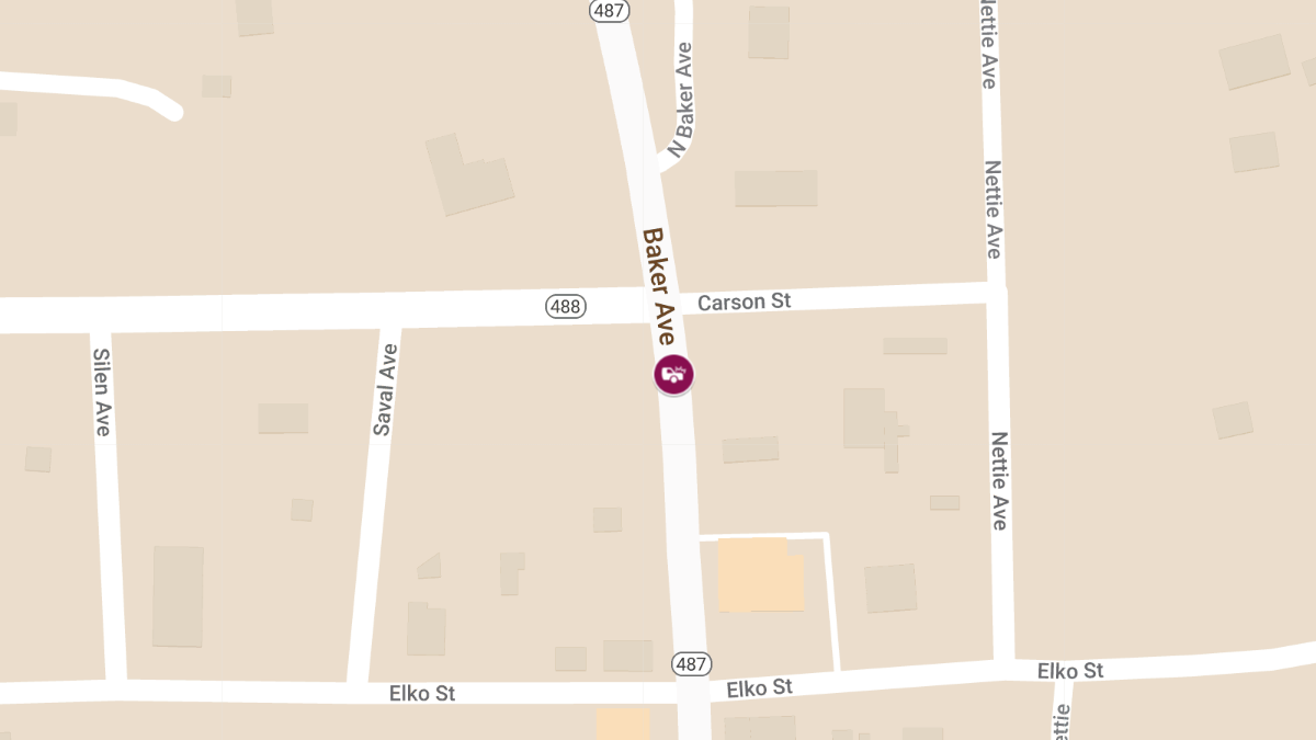 Injury Crash at 115 Baker Ave Near Bristlecone General Store