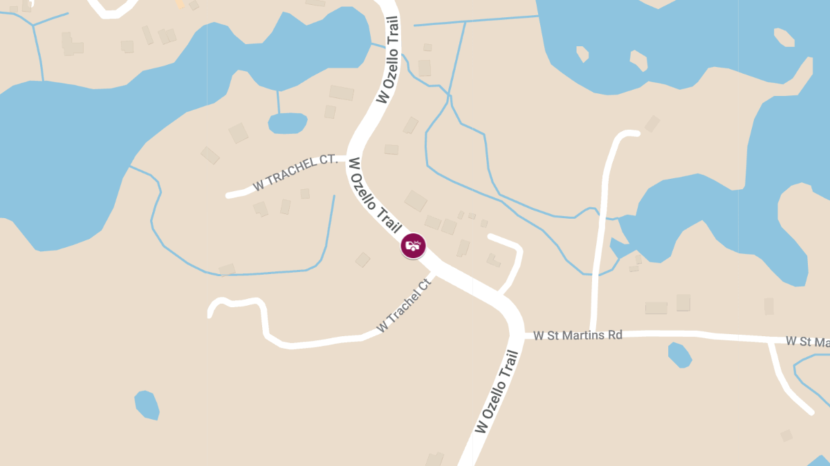 Injury Crash at 14415 W Ozello Trl