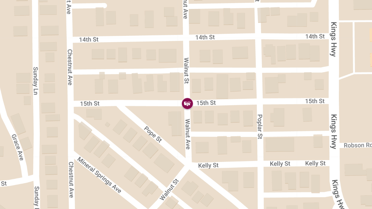 Injury Crash at 15th St & Walnut St