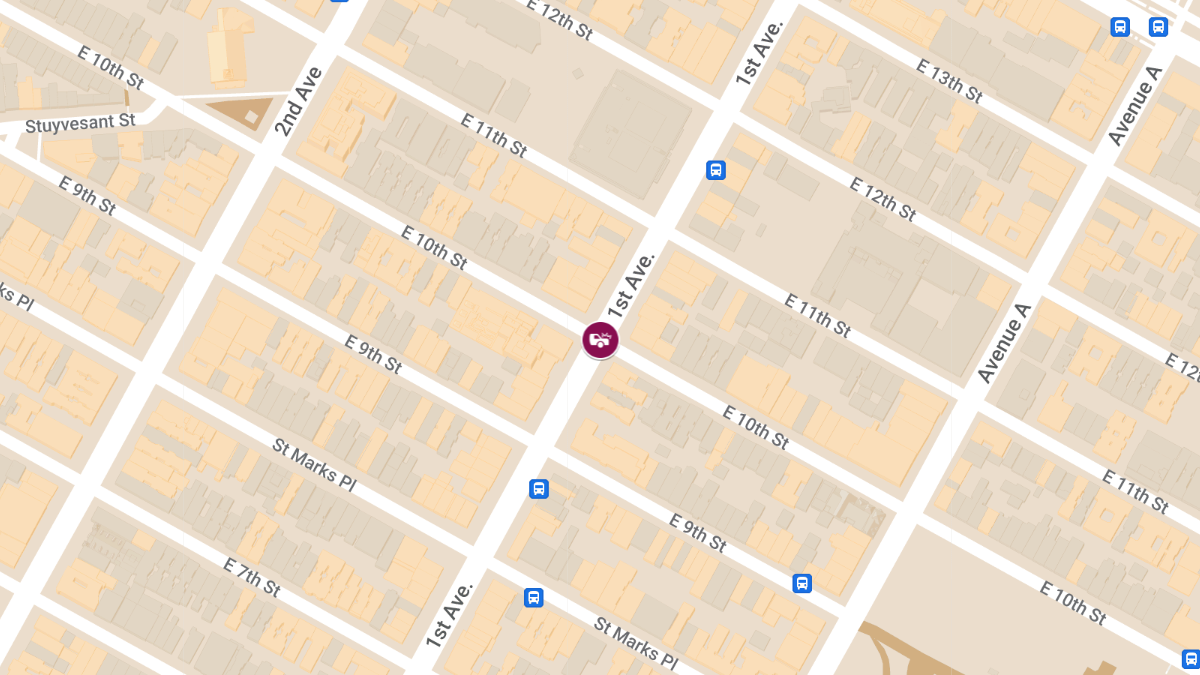 Injury Crash at 1st Ave & E 10th St