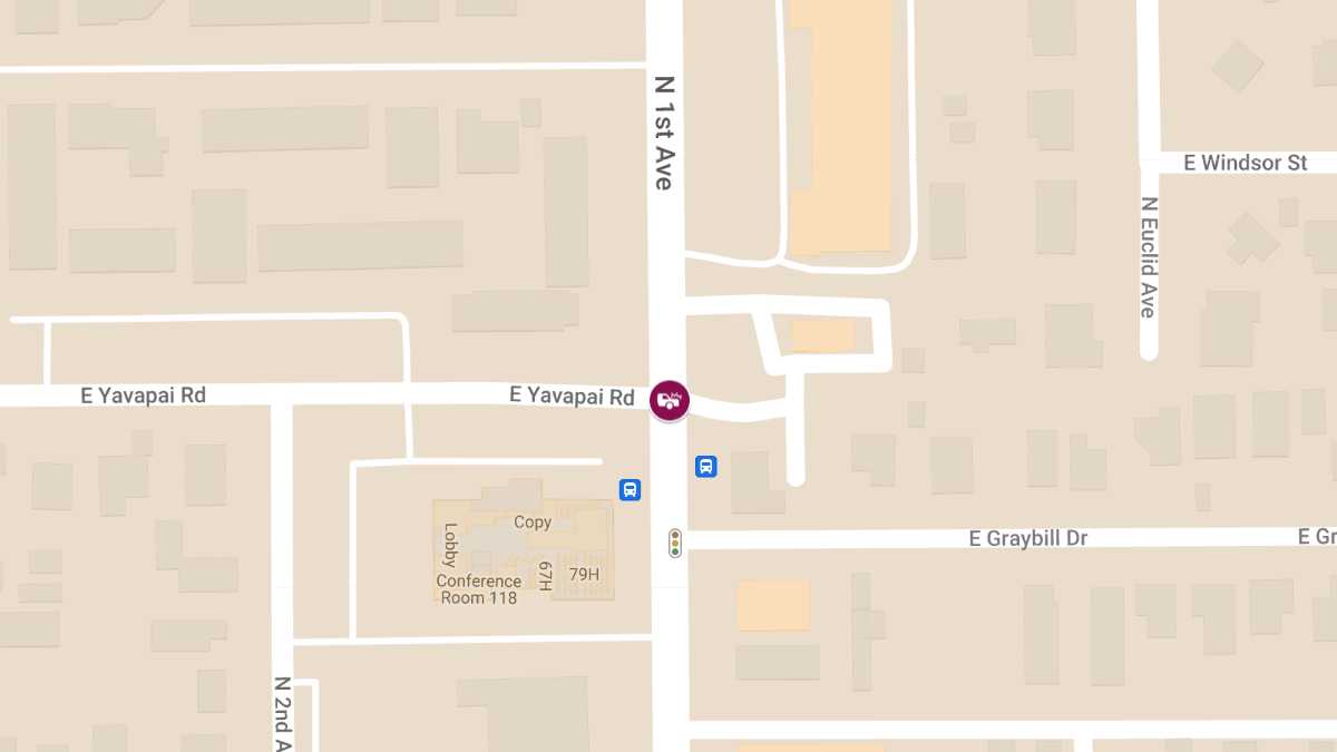 Injury Crash at 1st Ave & Yavapai Rd