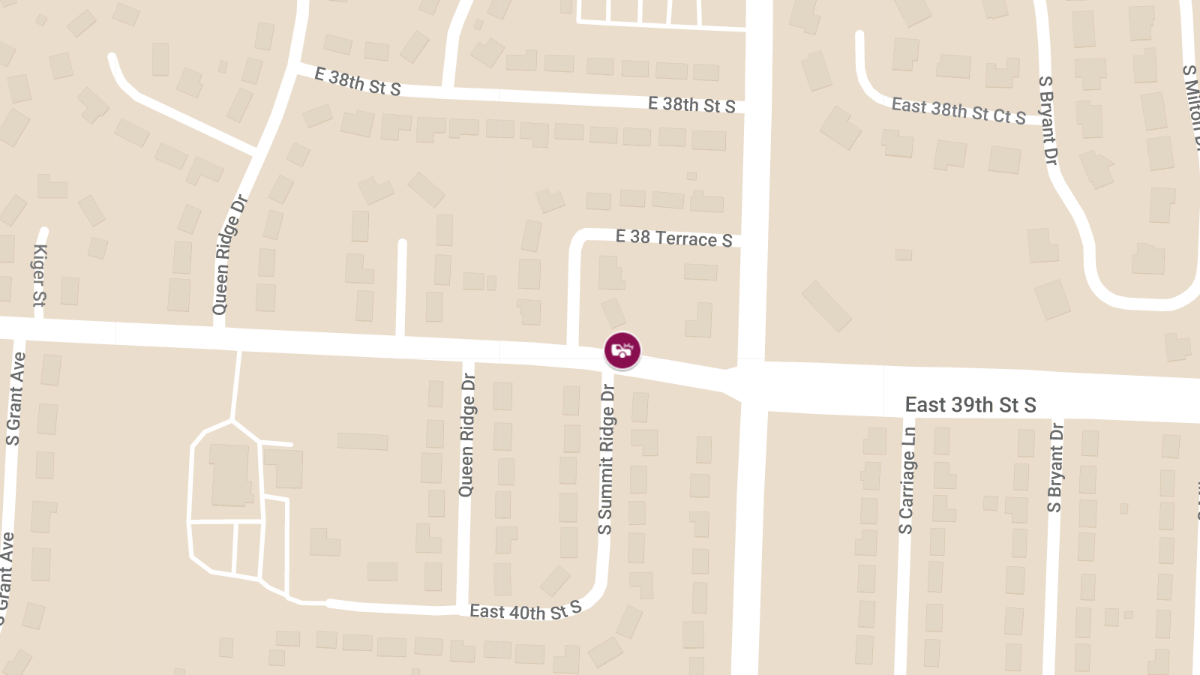 Injury Crash at 2300 South Summit Ridge Dr