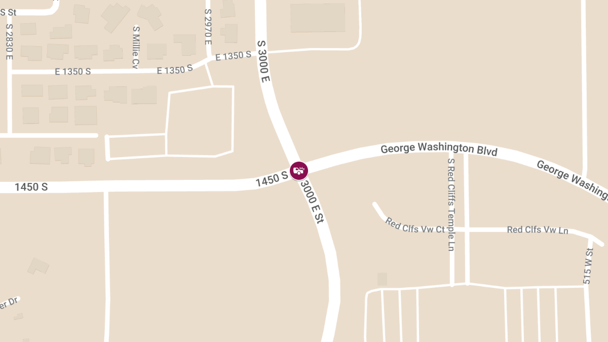 Injury Crash at 3000 East & George Washington Blvd