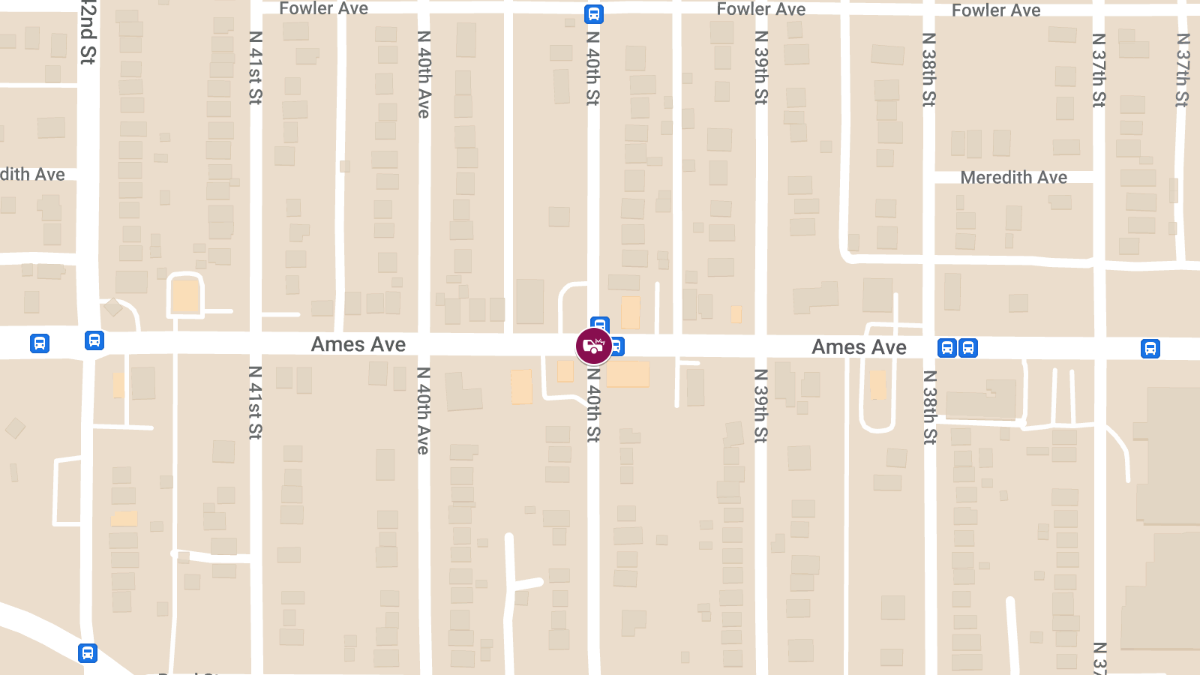 Injury Crash at 40th St & Ames Ave