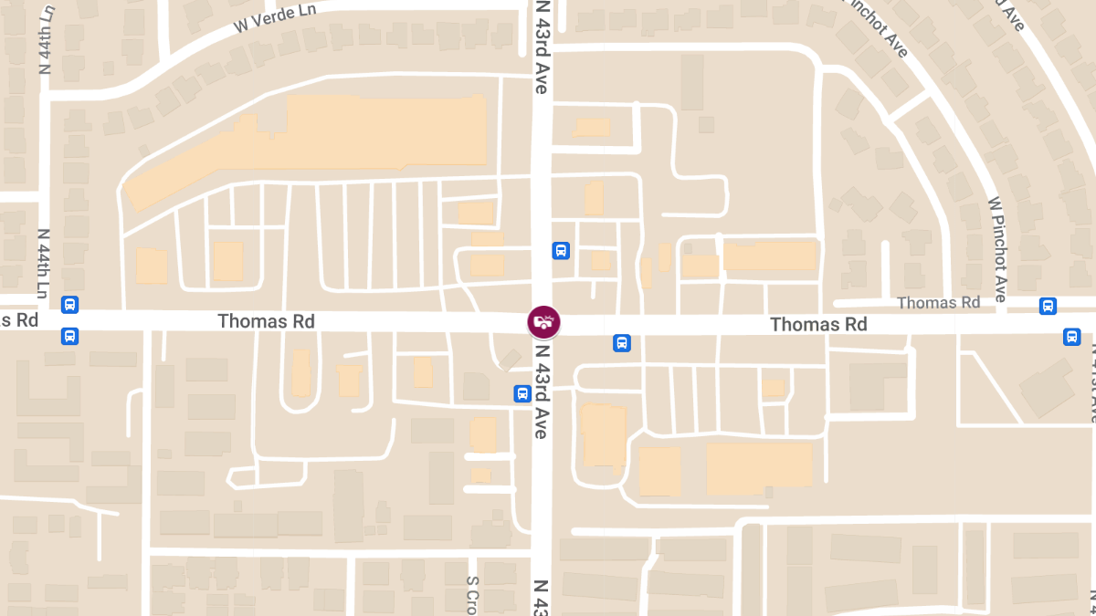 Injury Crash at 43rd Ave & Thomas Rd