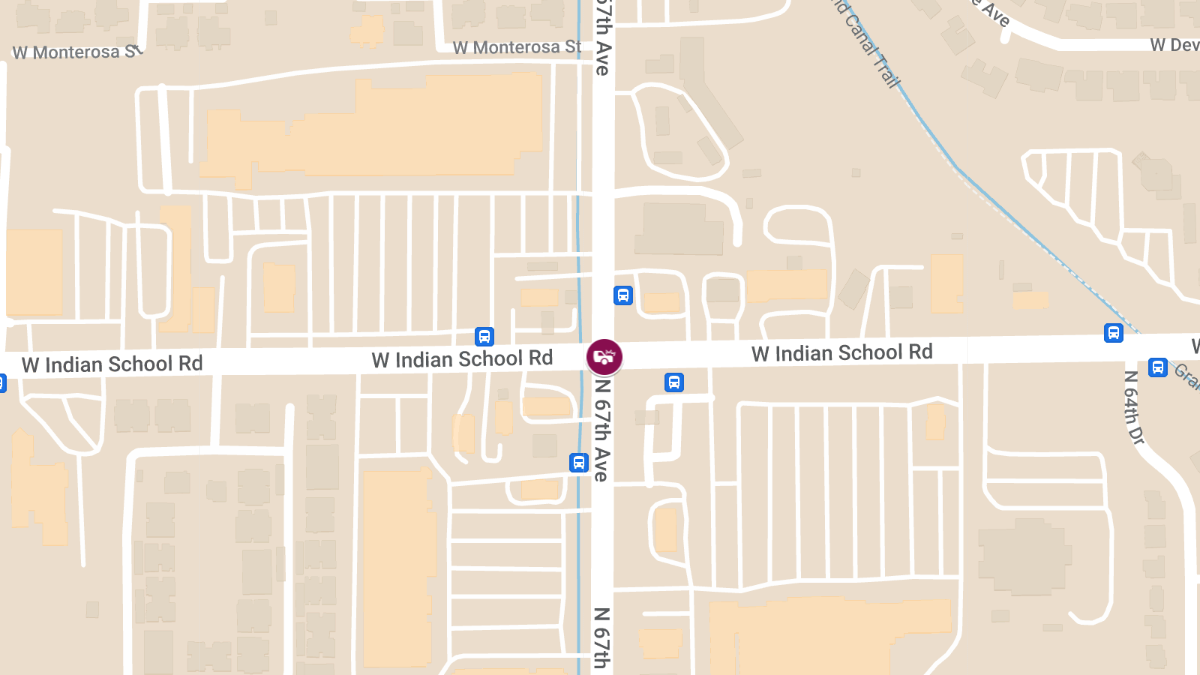 Injury Crash at 67th Ave & Indian School Rd