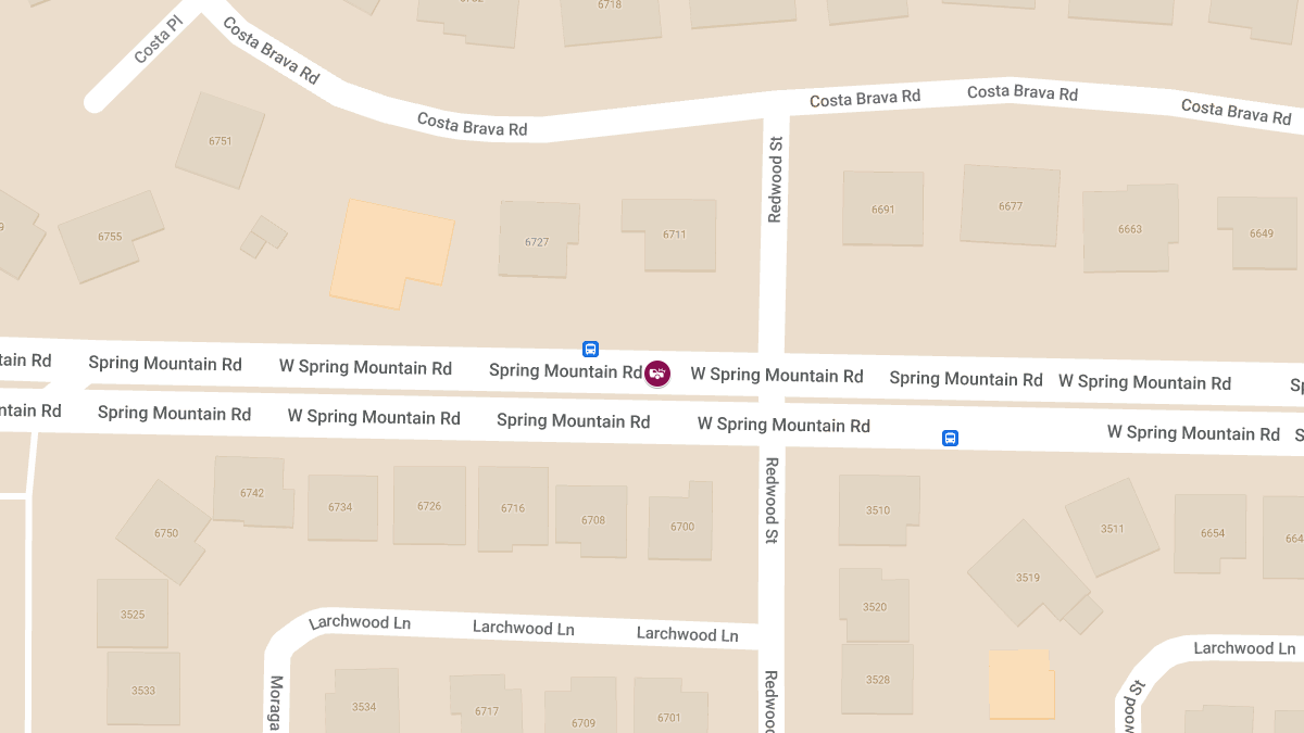 Injury Crash at 6850 Spring Mountain Rd