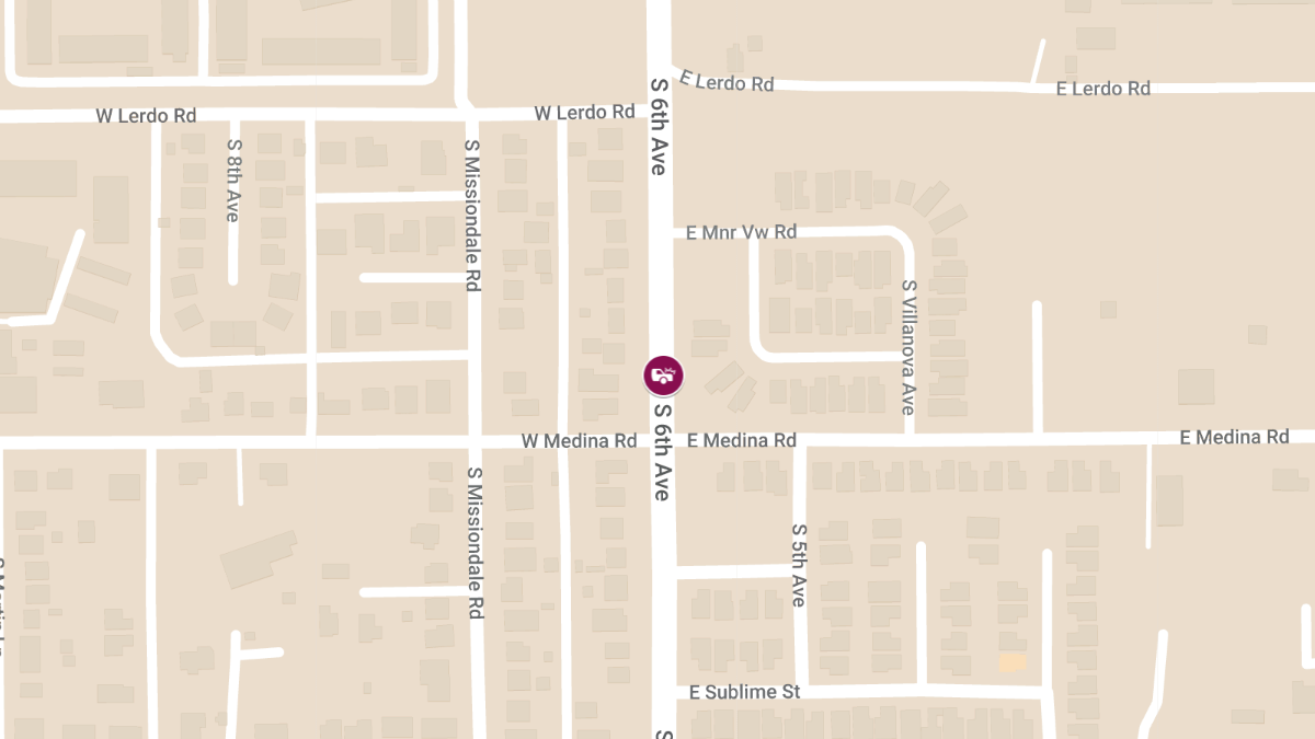 Injury Crash at 6th Ave & Medina Rd