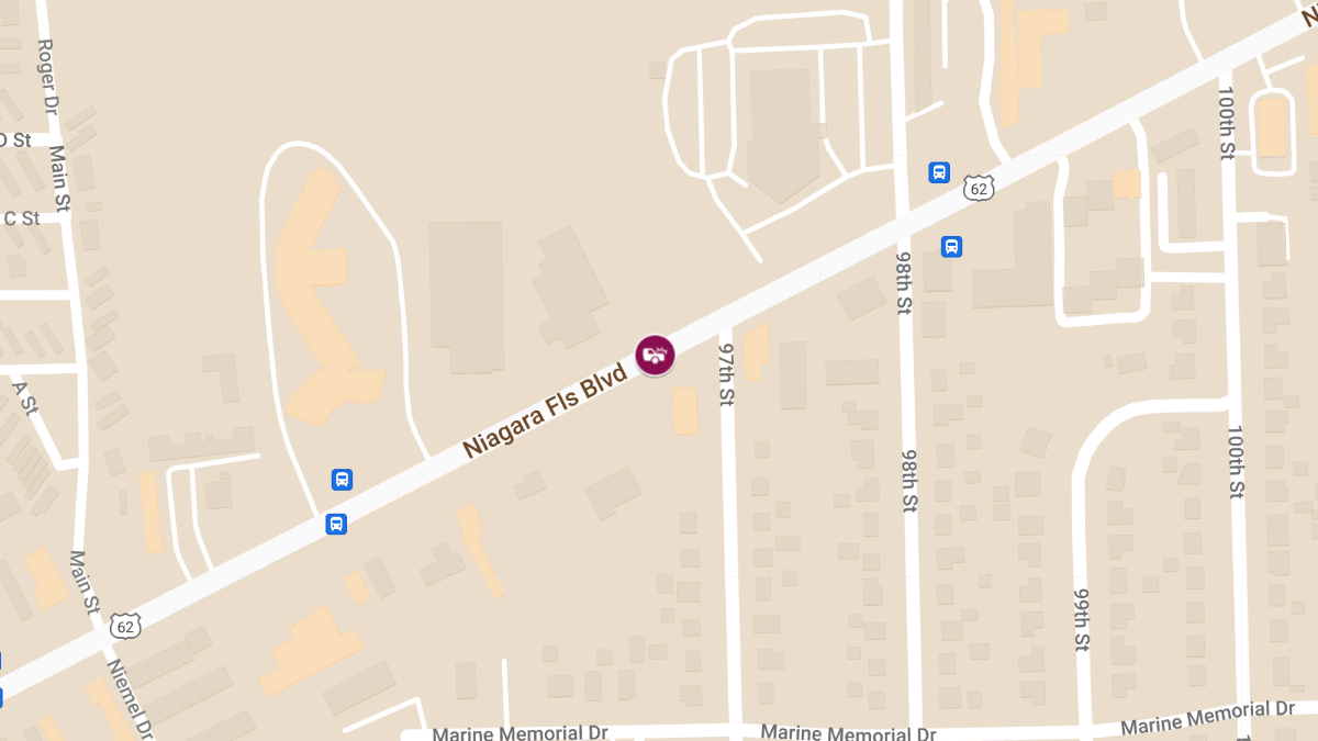 Injury Crash at 9815 Niagara Falls Blvd