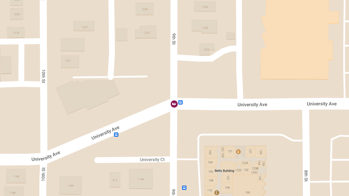 Injury Crash at 9th St & University Ave