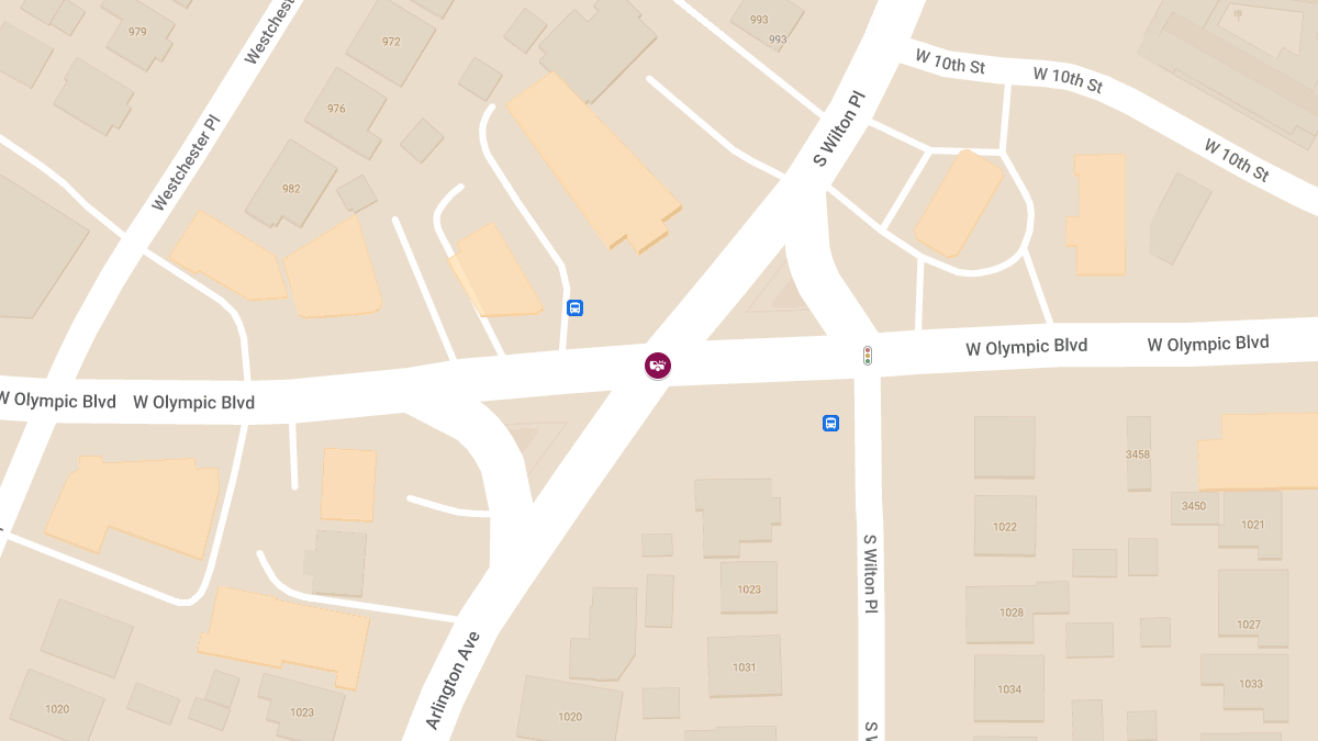 Injury Crash at Arlington Ave & W Olympic Blvd