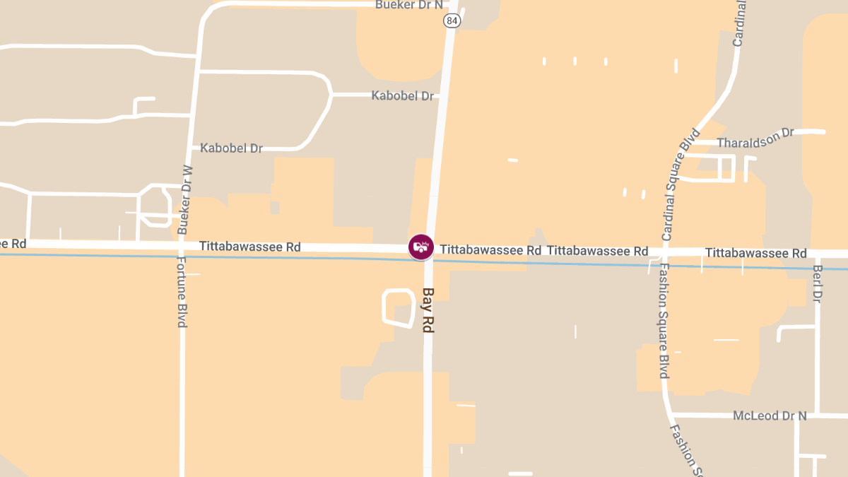 Injury Crash at Bay Rd & Tittabawassee Rd