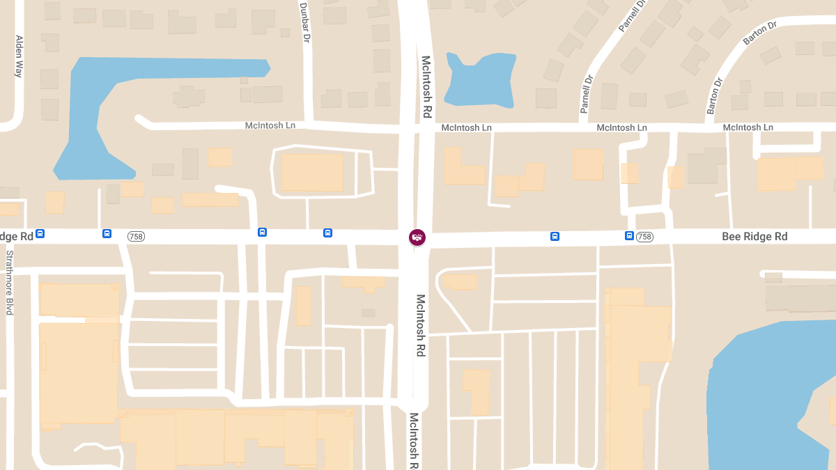 Injury Crash at Bee Ridge Rd & McIntosh Rd