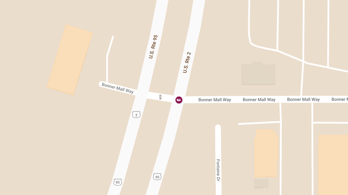 Injury Crash at Bonner Mall Way & Hwy 95