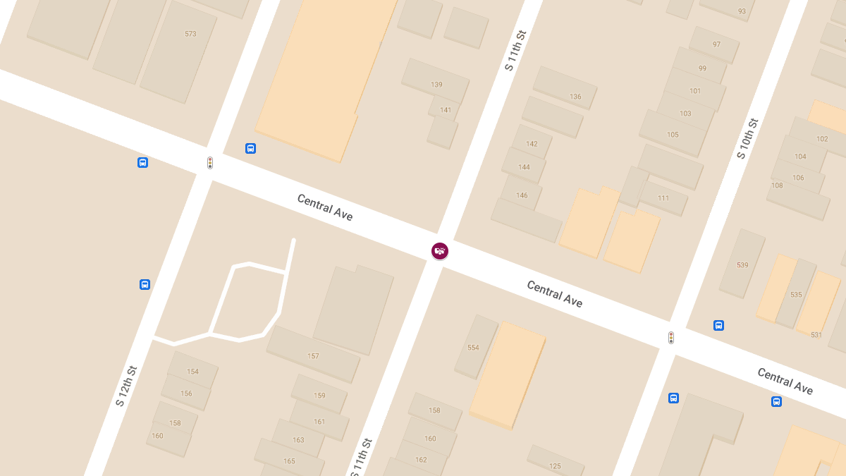 Injury Crash at Central Ave & S 11th St