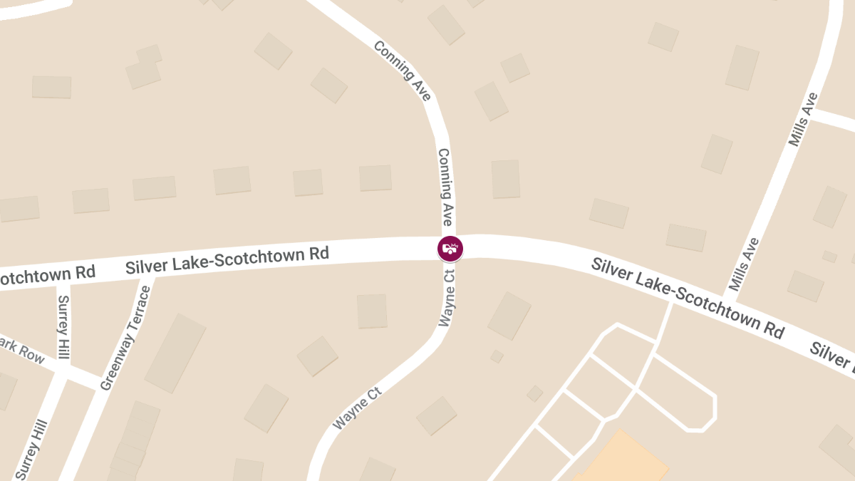 Injury Crash at Conning Ave & Silver Lake Scotchtown Rd