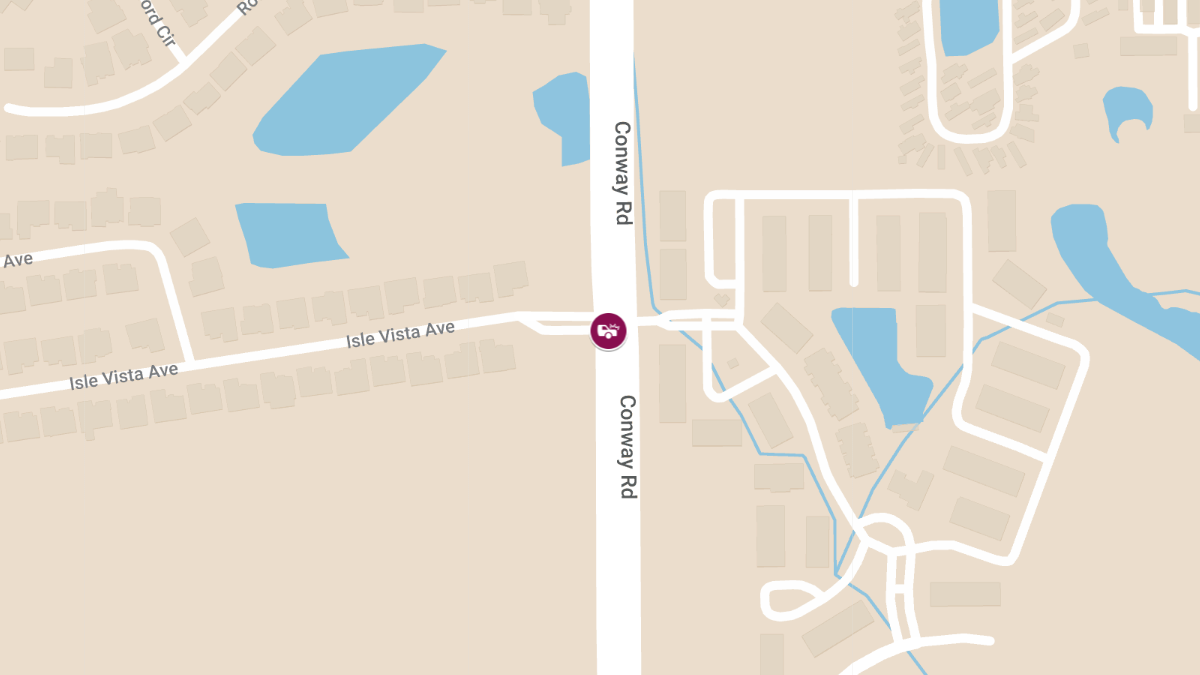 Injury Crash at Conway Rd & Isle Vista Ave