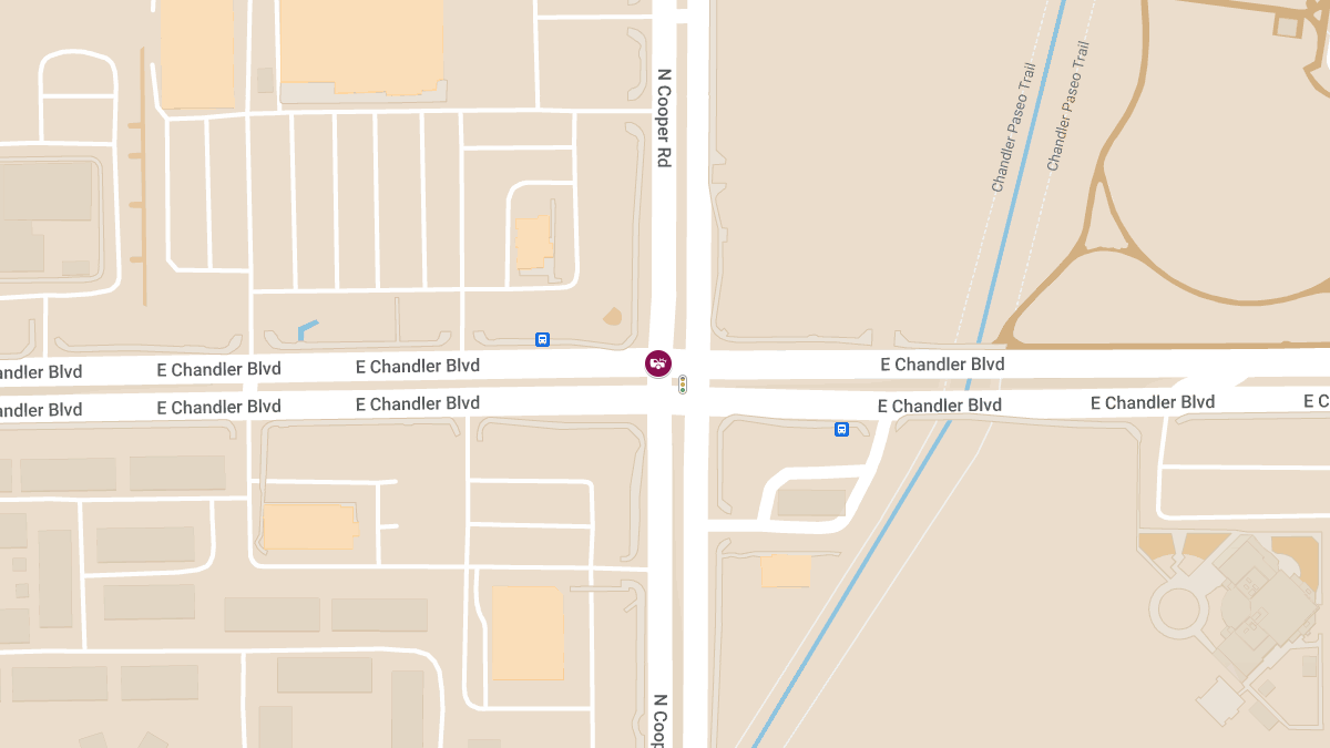 Injury Crash at Cooper Rd & Chandler Blvd