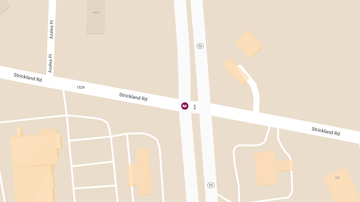 Injury Crash at Creedmoor Rd & Strickland Rd