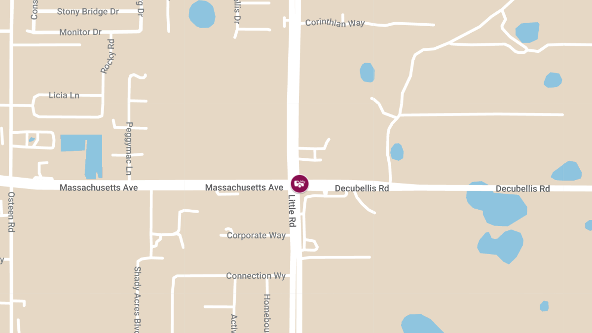 Injury Crash at DeCubellis Rd & Little Rd