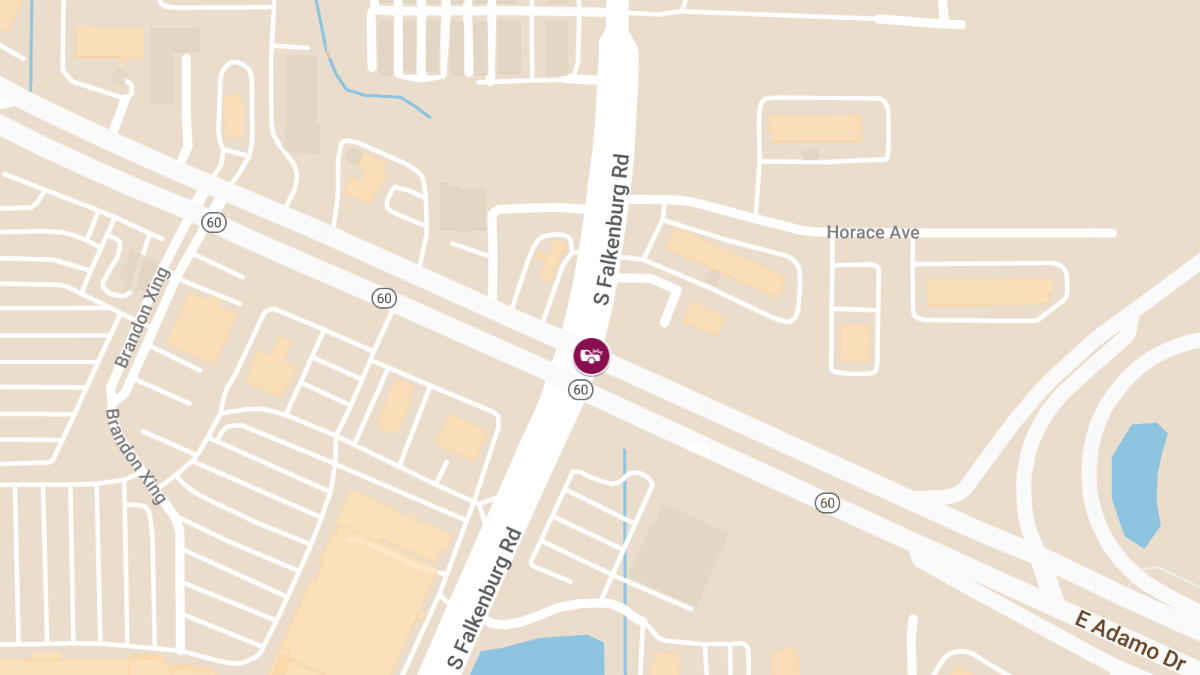 Injury Crash at E Adamo Dr and S Falkenburg Rd