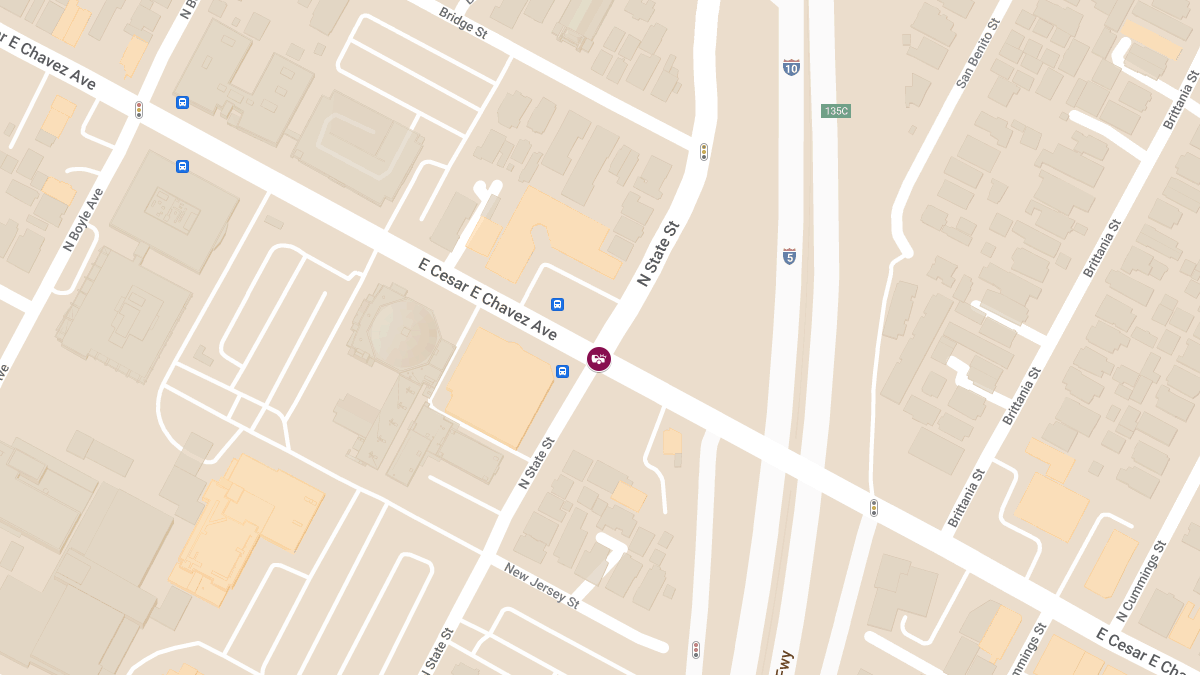 Injury Crash at E Cesar E Chavez Ave & N State St