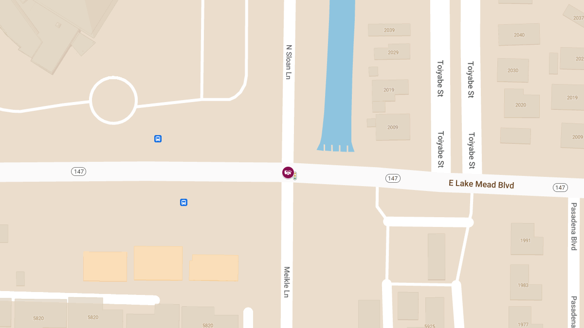 Injury Crash at E Lake Mead Blvd & N Sloan Ln