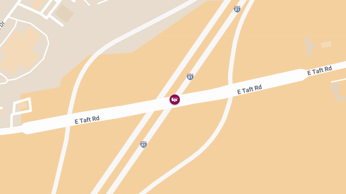 Injury Crash at E Taft Rd & I-81 Ramp